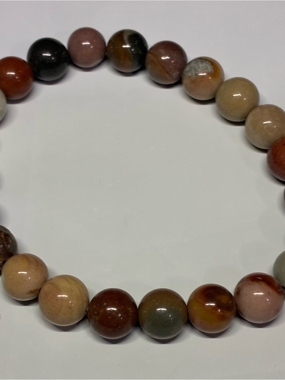Unk Multicolor Earth Tone Beaded Bracelet
